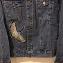 LUNIK Embroidered  detail sherpa lining denim jackets  Photo 2