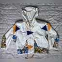 Mulberry Vintage  Street White w/ Nautical Patchwork Details Windbreaker - Medium Photo 0