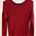 White House | Black Market WHBM Dark Wine Red Long sleeve Sweater Dress Size XS Photo 1
