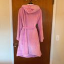 Joe Boxer  Pink and White Robe with Hood & Pockets Photo 14