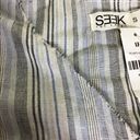 SEEK the Label LF   Women Cropped chambray  bell sleeved V neck shirt Sz. Small Photo 4