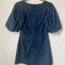 frame denim  Nina Puff sleeve Mini dress size S Photo 6