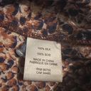 Rebecca Taylor  Silk Button Down Long Sleeve Snake Skin Print Top size 6 Photo 5