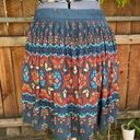 Farm Rio  Libali Sea BL Pleated Mini Skirt size S Photo 5