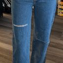 Edikted Low-Rise Fold Over Jeans  Photo 3