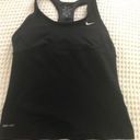 Nike  Dri-Fit Black Racerback Athletic Tank Sz. M Yoga Workout Gym Power Walk Photo 0