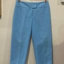 J. McLaughlin  light blue cropped waffle, pattern pants. Size 12. Photo 3