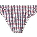 Topshop  Women's Size US 8 Plaid Bikini Bottom Pink White NWOT Photo 0