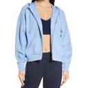 Sweaty Betty  Coastal Blue Essentials Zip Through Hoodie Size XL Photo 9