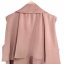 BCBGMAXAZRIA  Brielle Sleeveless Belted Trench Coat Mocha Beige Womens Size Large Photo 9