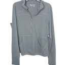 Zyia  Active Pocket 1/2 Zip Pullover Gray Yoga Athleisure Polyester size XXXL e Photo 0