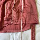 Missguided  Rose Pink Satin Collared Long Sleeve Belted Lounge Robe size 6 Small Photo 6