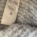 Aerie Women’s XS Gray Weaved Knit Oversized‎ Crew Neck Sweater Photo 6