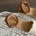 Trash tan wide strap platform sandals Size 7.5 Photo 2