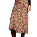 Polo  Ralph Lauren Floral Midi Bias Skirt in Fall Floral Brown 2 Womens Chiffon Photo 0