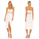 Tularosa  Coral Dress in Ivory Photo 1