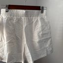 Aurelle Swim NWT  White Linen Beach Shorts Photo 5