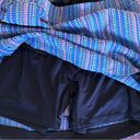 Polo  Golf Ralph Lauren Skort Blue Rainbow Stripe Textured pull on Large Photo 6