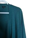 Talbots  Cardigan Womens Medium Green Pure Merino Wool Open Duster Sweater Photo 1