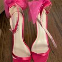 Boohoo Pink bow heels Photo 1