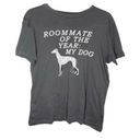 Wildfox 270-
Gray Roommate Of The Year Dog Graphic Small New Cotton Tee Shirt Photo 1