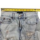 Aeropostale  90’s Baggy Distressed Light Wash High Rise Jeans Size 00 Blue Photo 6