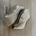 Gianvito Rossi  peep toe boogie metallic silver Photo 4