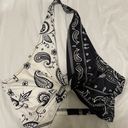 western bandana tie top Black Photo 1