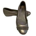 Ecco  Bronze with Rhinestone Ballet Flats Shoes Size 39 (8-8.5) Photo 0