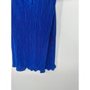 Banana Republic  Tank Top Women XS Royal Blue V-Neck Pleated Racerback Blouse Photo 2