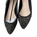 Charter Club  Romina pointed toe black beaded flats women's size 8M Photo 4