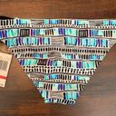 California Waves NWT  Sea Glass Deco Strappy Bikini Bottoms Photo 3