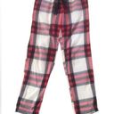 Aerie  Plaid Drawstring Sleep Lounge Pant S Pull On Flannel Elastic Waist Red Photo 0