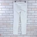 Paige  Skyline Skinny Ankle Peg Jeans in Optic White Size 27 Photo 6