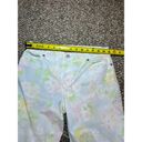 J. Jill Pastel Floral Crip Pants Size 6 Photo 3