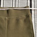 Madewell  Olive Green Ribbed 9" Inseam Ottoman Jacquard Biker Shorts size XXS Photo 7