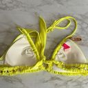 Victoria's Secret Victoria’s Secret Y2K neon yellow bling bikini top size small Photo 4