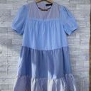 Tuckernuck  Pomander Place Quinn Dress Tier Mini Swing Serenity Blue size small Photo 0