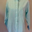 Cabin creek  Aqua Button Down | Size 12P | EUC | Discontinued Photo 8