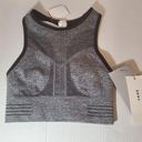 DKNY Grey Black Reversible Sports Bra Photo 0