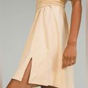 Lululemon NWT  Cotton Wrap Front T-Shirt Dress Prosecco Size 4 Photo 5