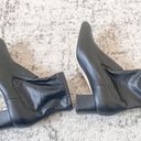 PARKE MARION  Tatum Block Heel Booties Sock Leather Photo 3