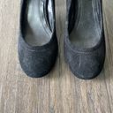 BCBGeneration  Black Suede Pump Size 8 Photo 3