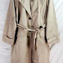 A New Day NWT  Women's Long Sleeve Belted Trench Coat Pockets Tan/Beige sz M Photo 0