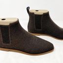 Rothy's [] Cocoa Brown Merino Wool Retired Flat Chelsea Ankle Boots NIB Size 9.5 Photo 1