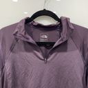 The North Face  Women's Purple Crew Pull Over Sweater FlashDry Sz L Photo 2