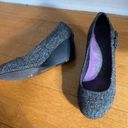 blowfish  Grey Black Tweed Wedges with Buckles Photo 5