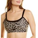 Good American  Sports Bra Women's Size 3 US L Leopard Printed Activewear Photo 1