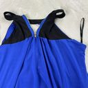 City Chic  Top Womens Size 16 Blue Sleeveless Halter Neck‎ Preppy Date Minimalist Photo 10