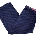 Tommy Hilfiger  Women’s Navy Pinstripe‎ Wide Leg Dress Pants Size 22 Photo 0